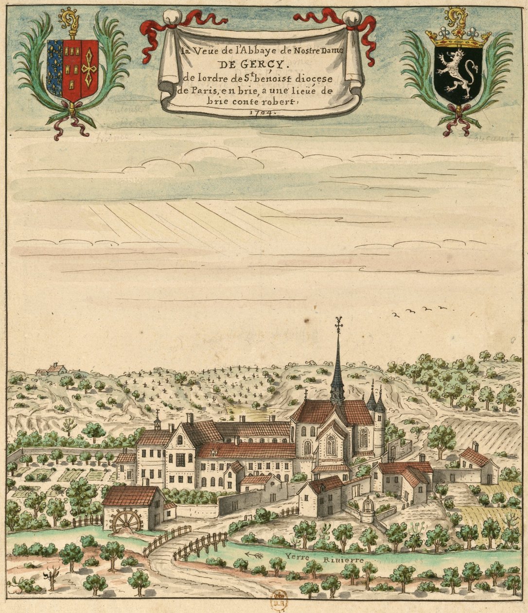 Biblioteca Nacional da França de Louis Boudan