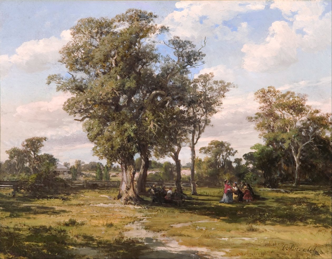 St Kilda Park de Louis Buvelot
