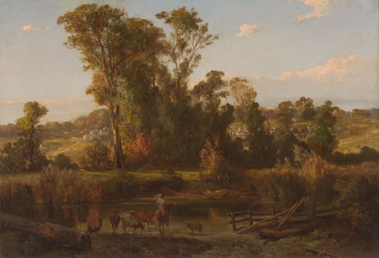 Veja perto de Heidelberg de Louis Buvelot