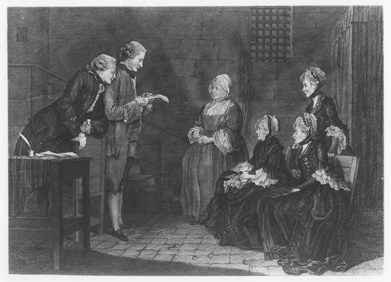 A infeliz família Calas, gravada por Delafosse, 1765 de Louis Carrogis dit Carmontelle