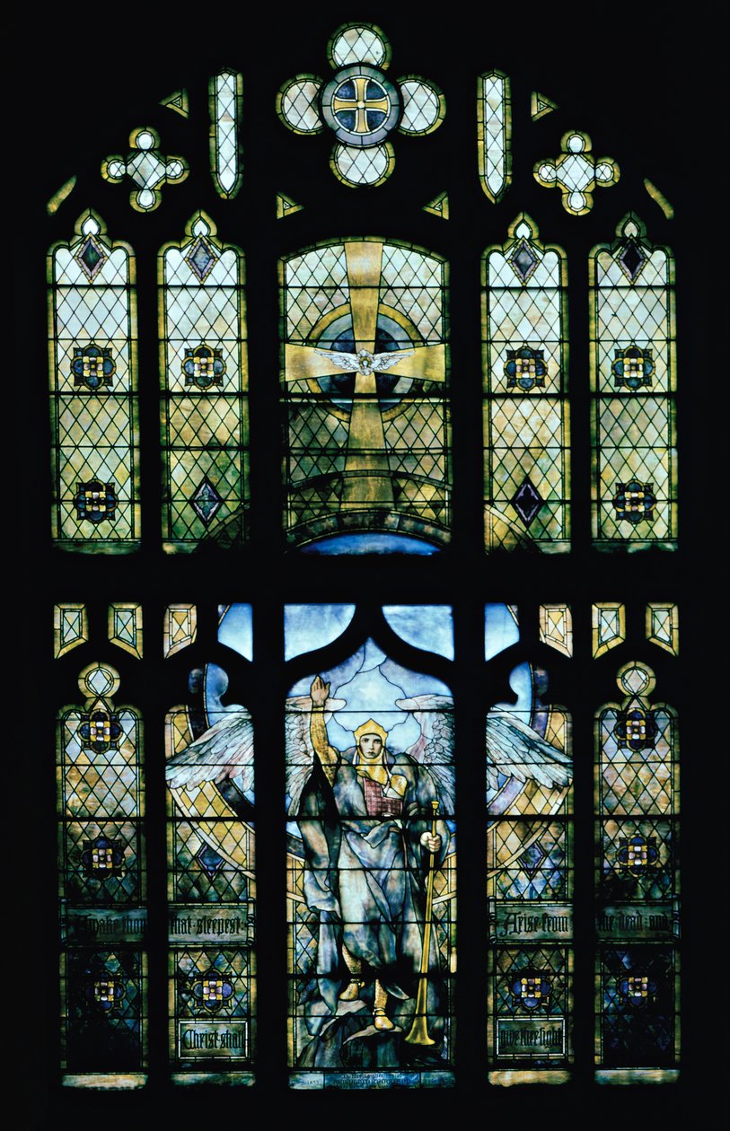 Anjo da ressurreição de Louis Comfort Tiffany