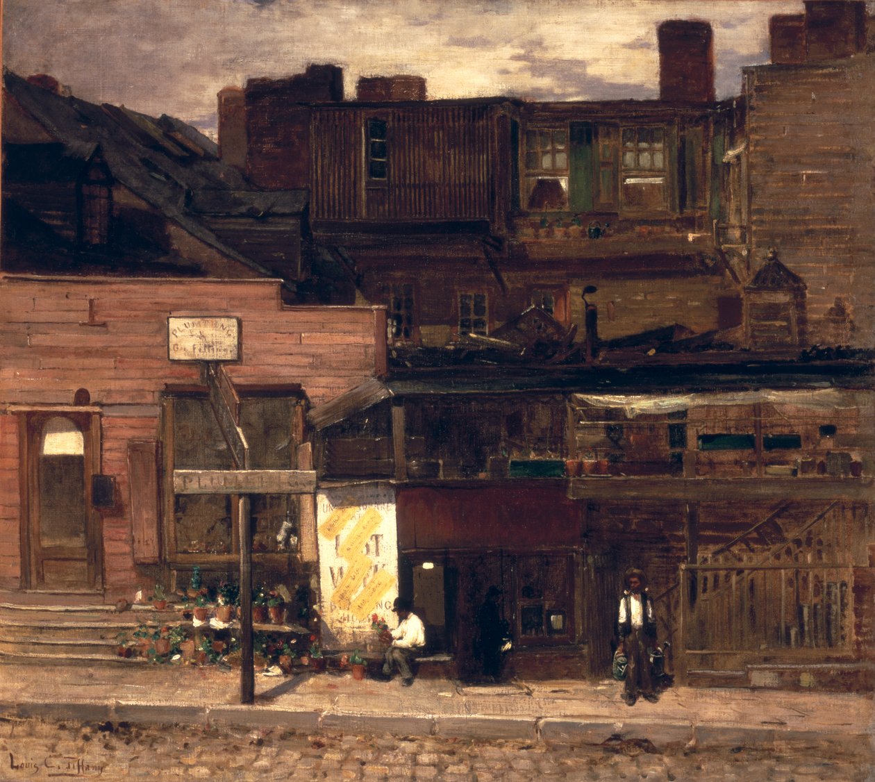 Duane Street, Nova York, c.1878 de Louis Comfort Tiffany