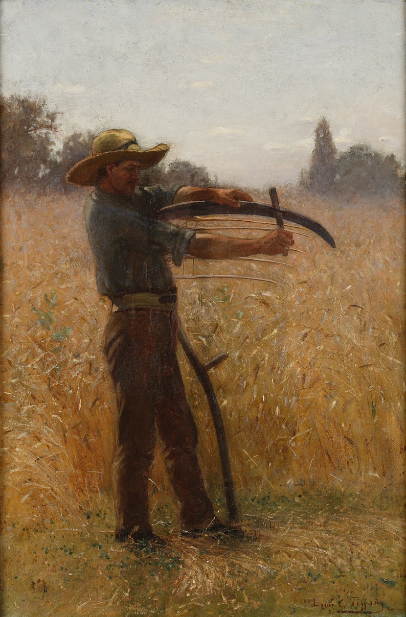 O Ceifador, c.1879-81 de Louis Comfort Tiffany