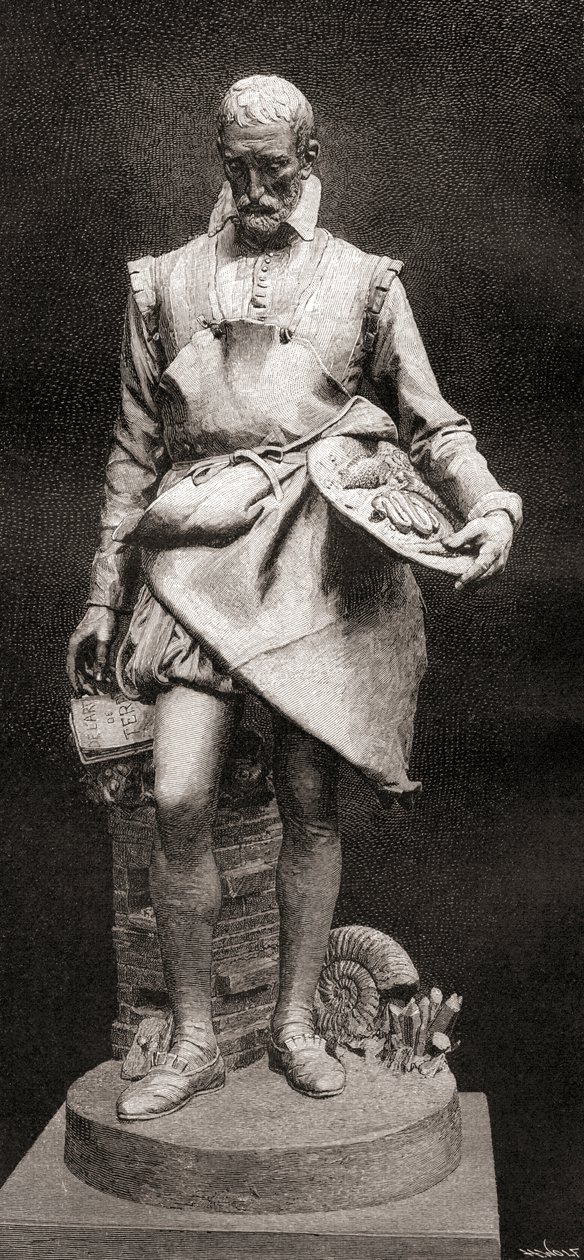 Bernard Palissy, da The Century Magazine, publicou 1887 de Louis Ernest Barrias