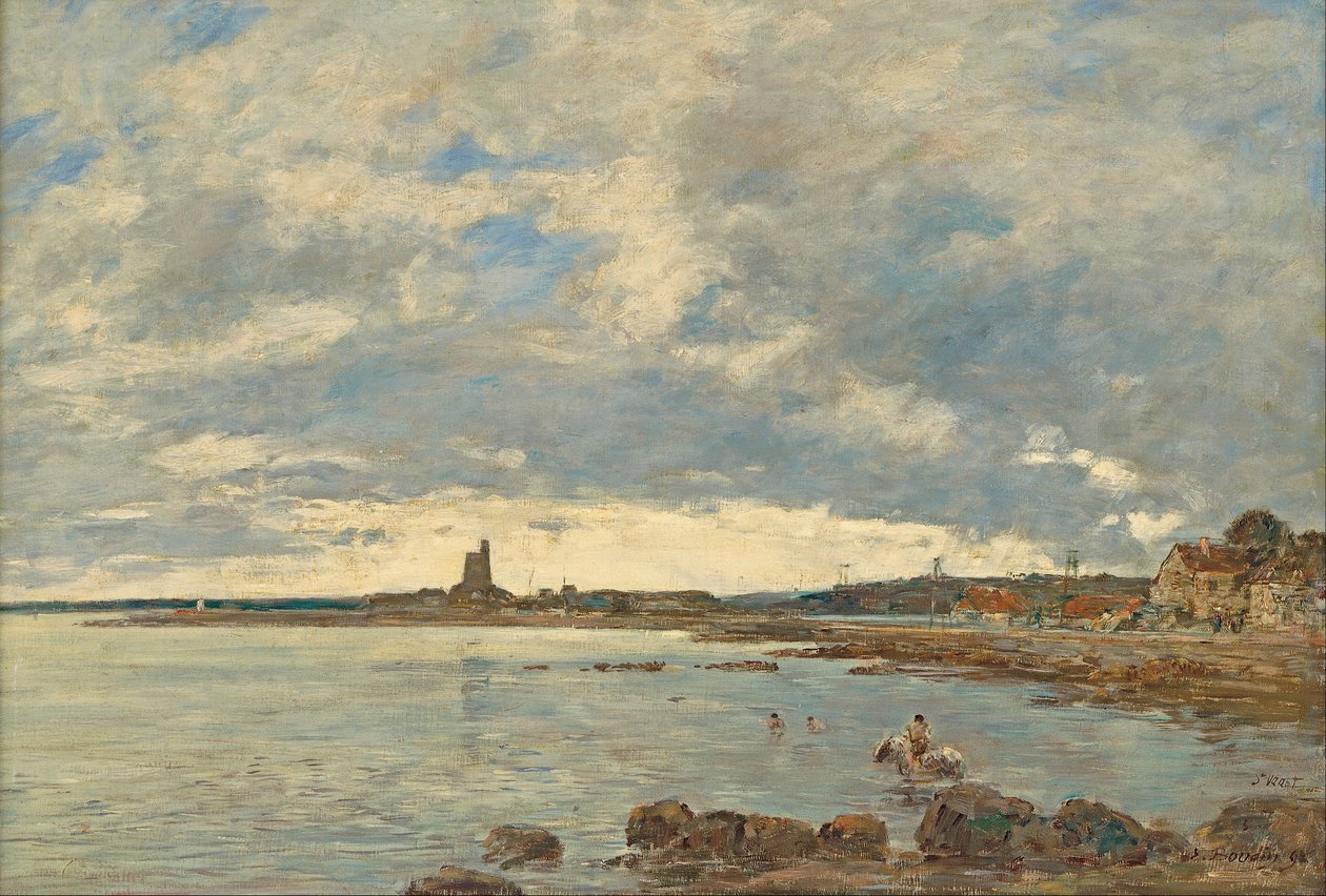 St. Vaast-la-Hougue de Eugene Louis Boudin
