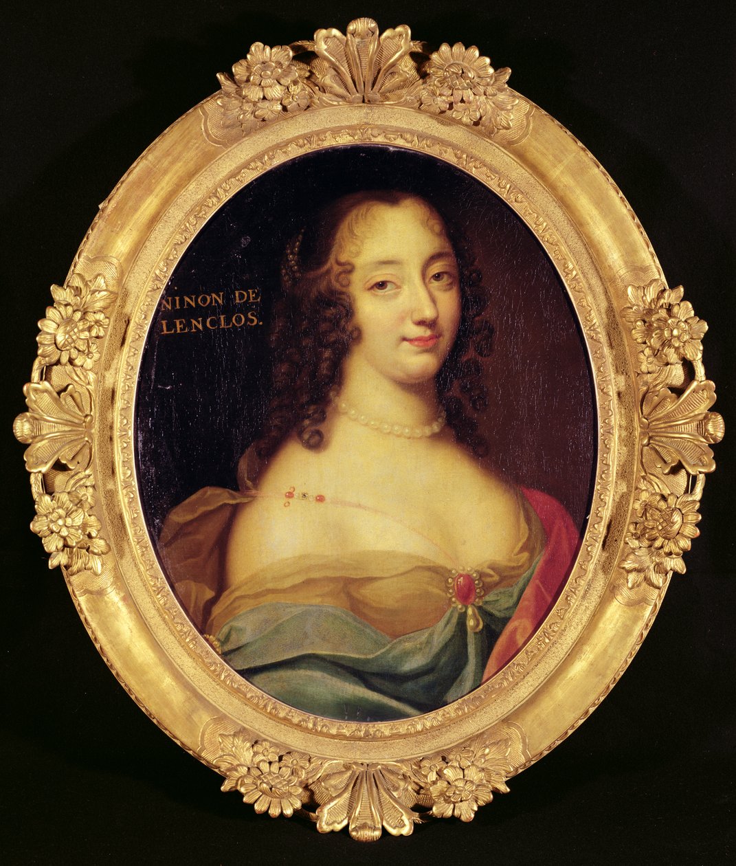 Nínon de Lenclos (1616-1706) (ver também 183893) de Louis Ferdinand Elle