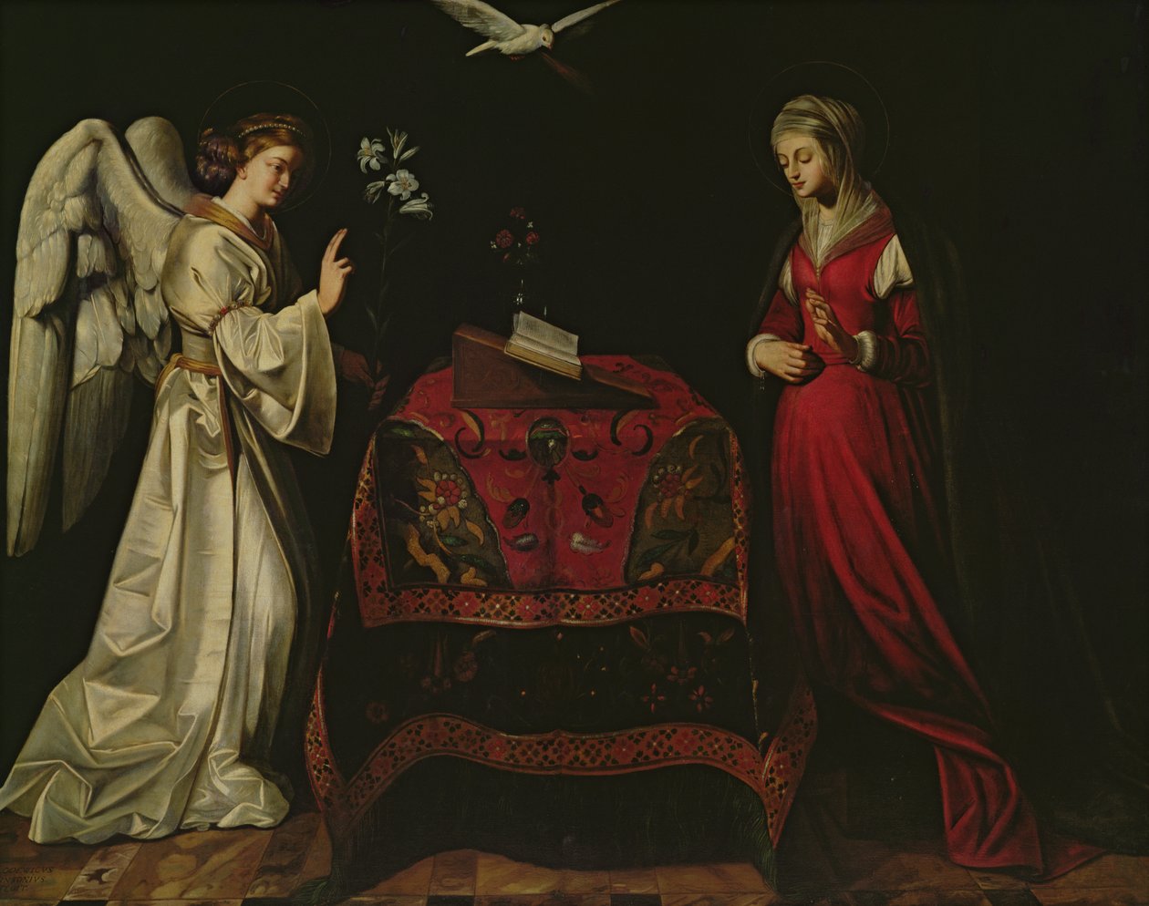 A Anunciação de Louis Finsonius or Finson