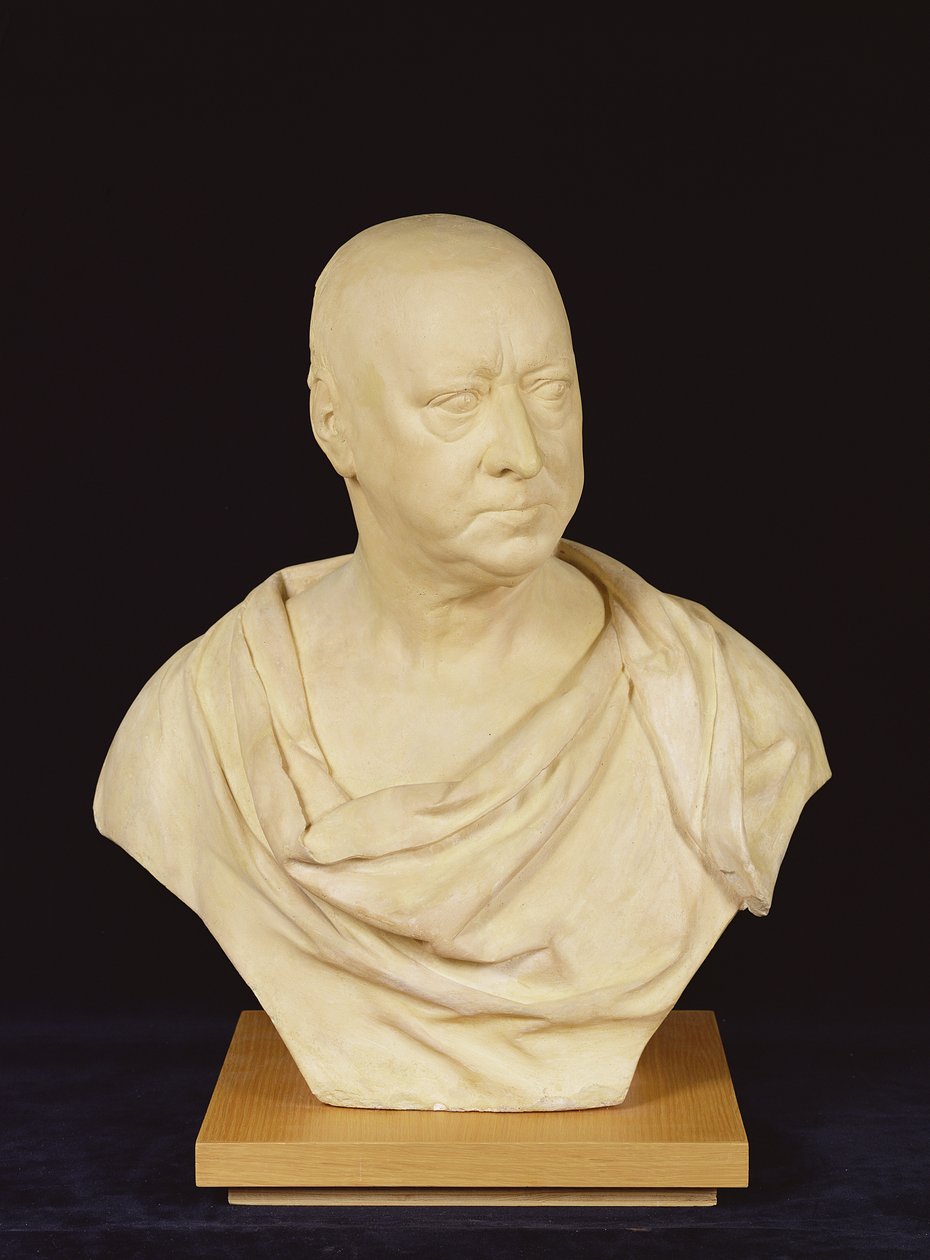 Sir Andrew Fountaine, c.1747 (gesso) de Louis Francois Roubilliac