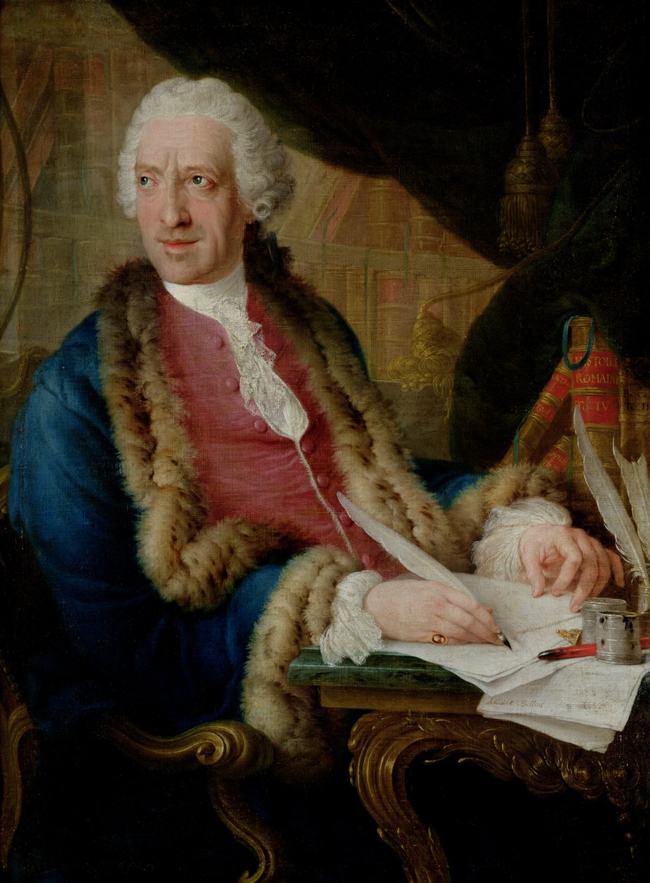 Retrato de um cavalheiro, 1767 de Louis Gabriel Blanchet