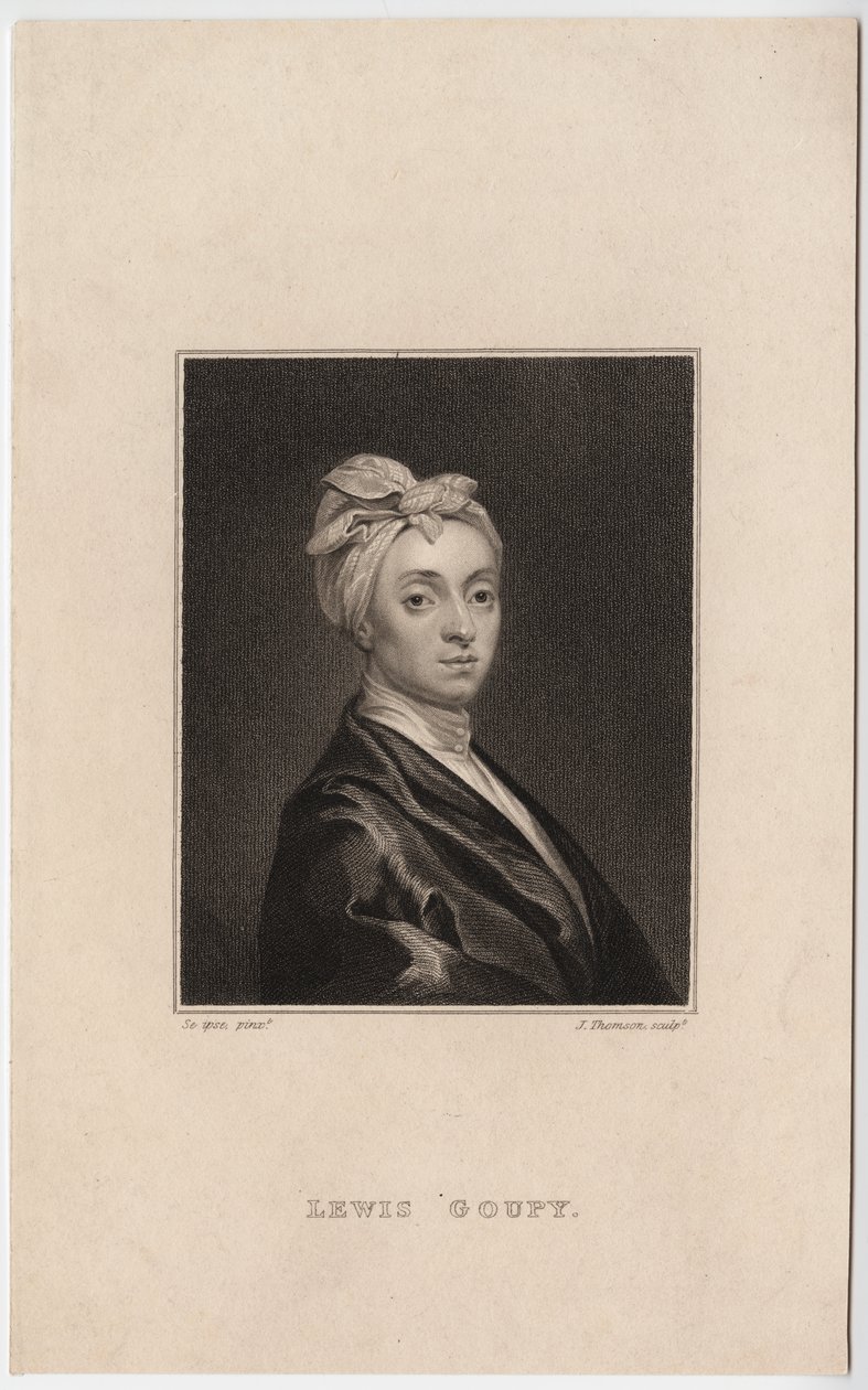 Louis Goupy, gravado por James Thomson (1790-1850), c.1800 (stipple engraving) de Louis Goupy