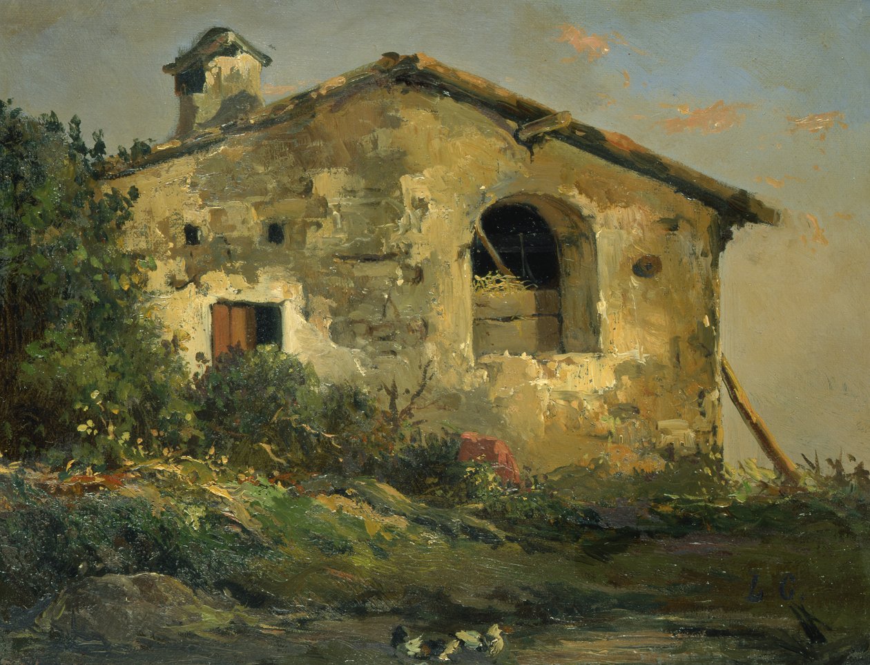 Uma ruína de Louis Gurlitt