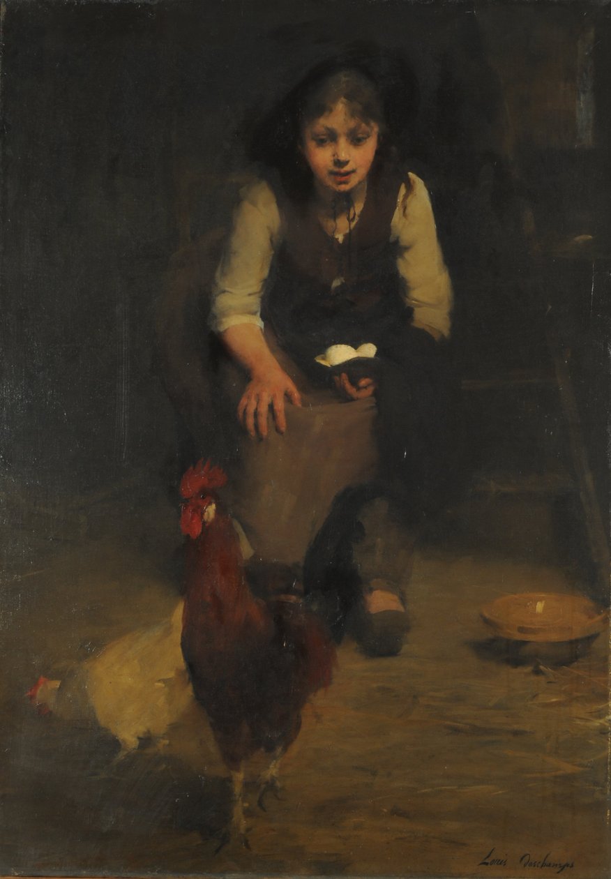 No galinheiro de Louis Henri Deschamps