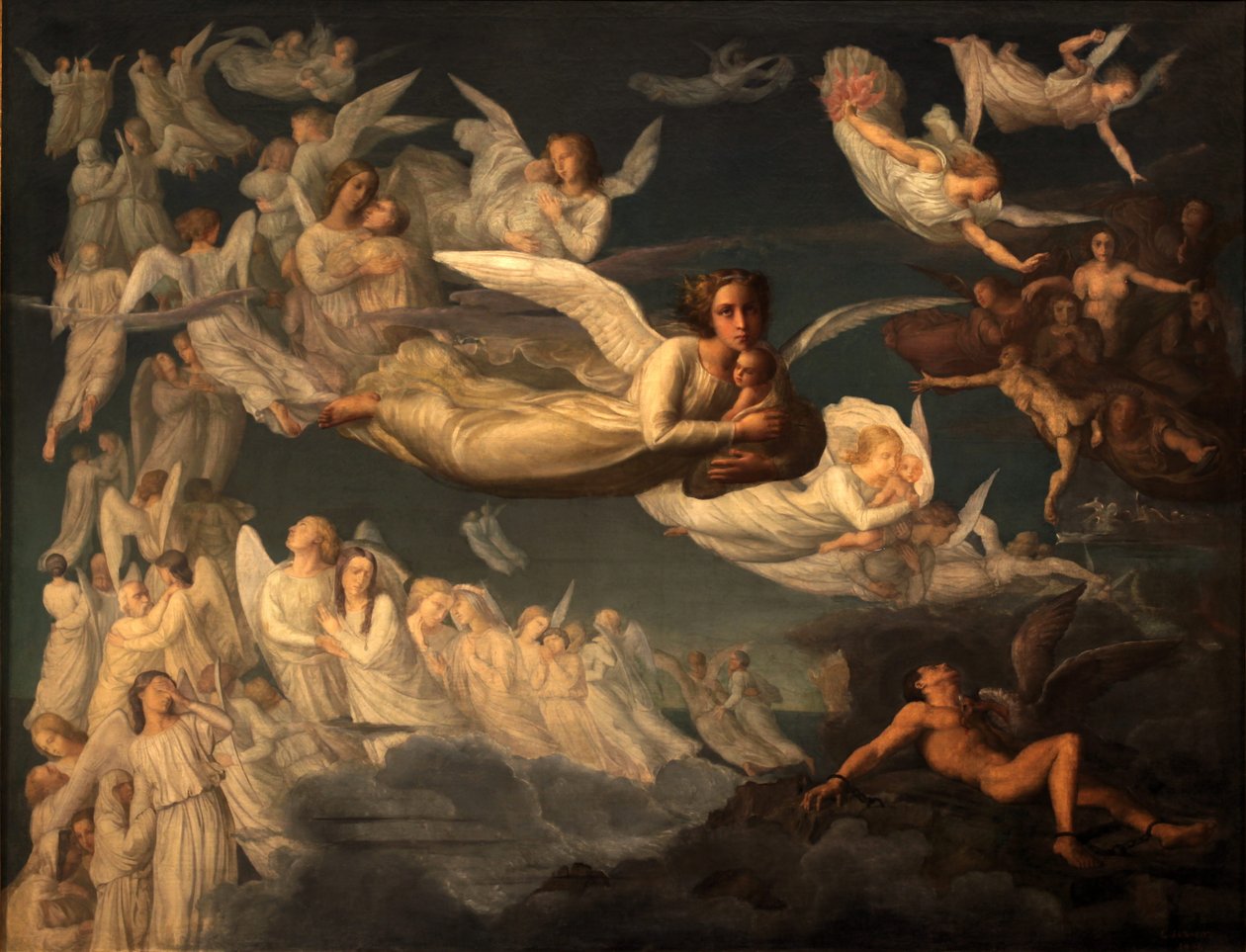 Poema da Alma - Passagem da alma de Louis Janmot