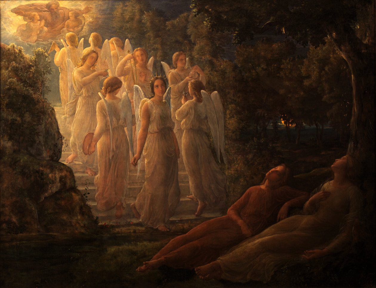 Poema da Alma - As escadas de ouro de Louis Janmot