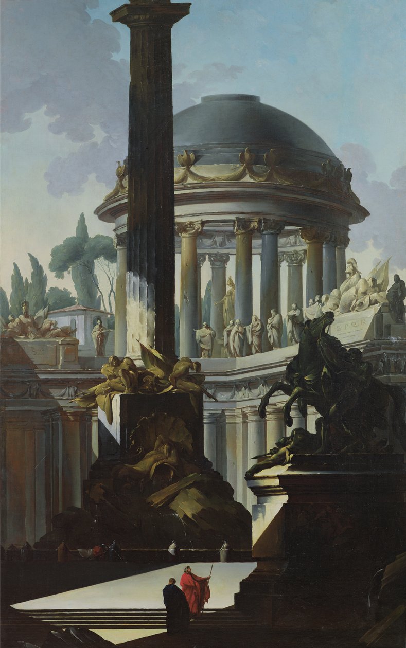 Paisagem Arquitetural ou Capriccio de Louis Joseph Le Lorrain