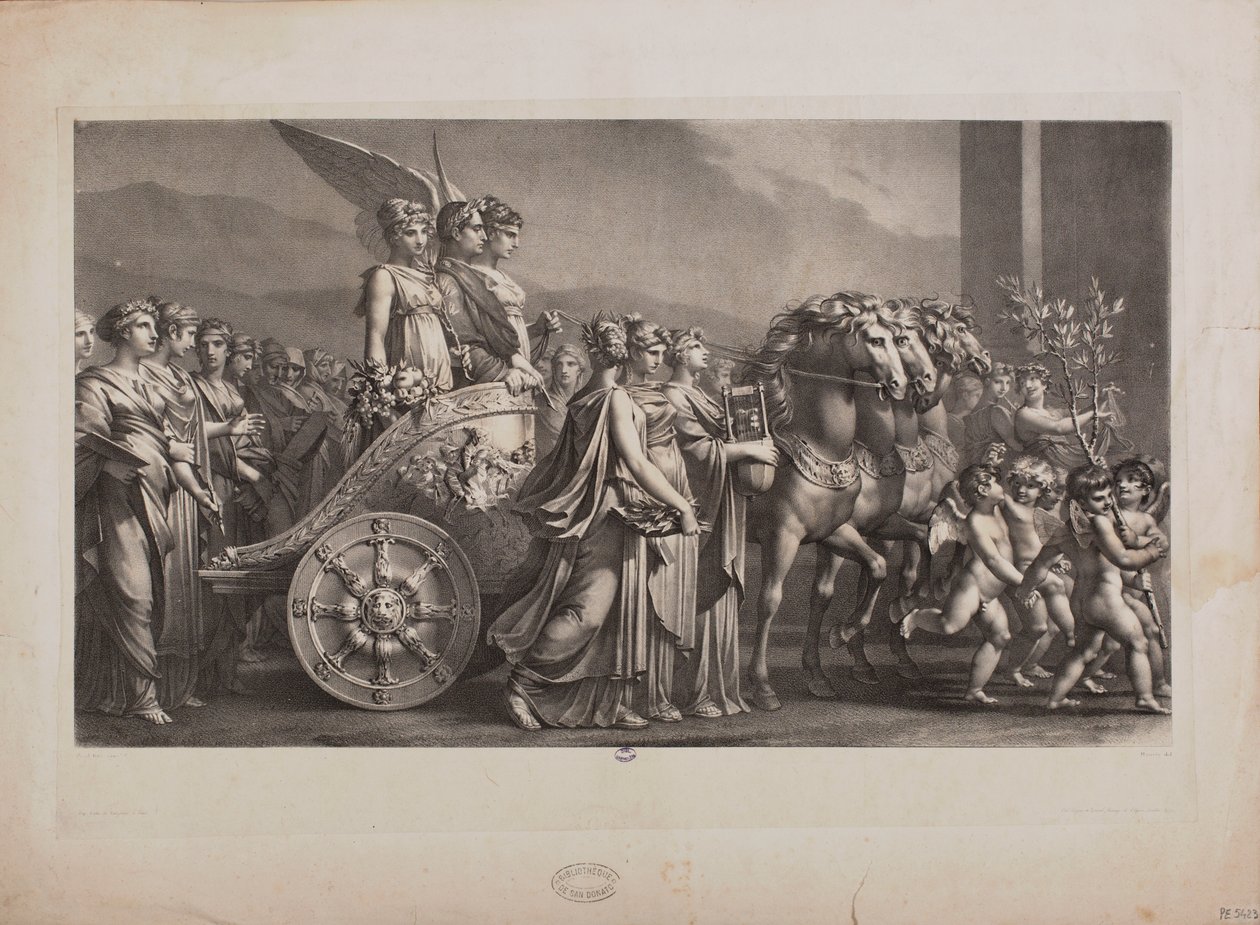O triunfo de Bonaparte ou paz de Louis Joseph Maurice