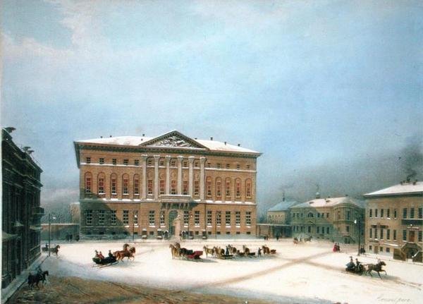Casa do Governador Geral em Moscou, de 1840 de Louis Jules Arnout