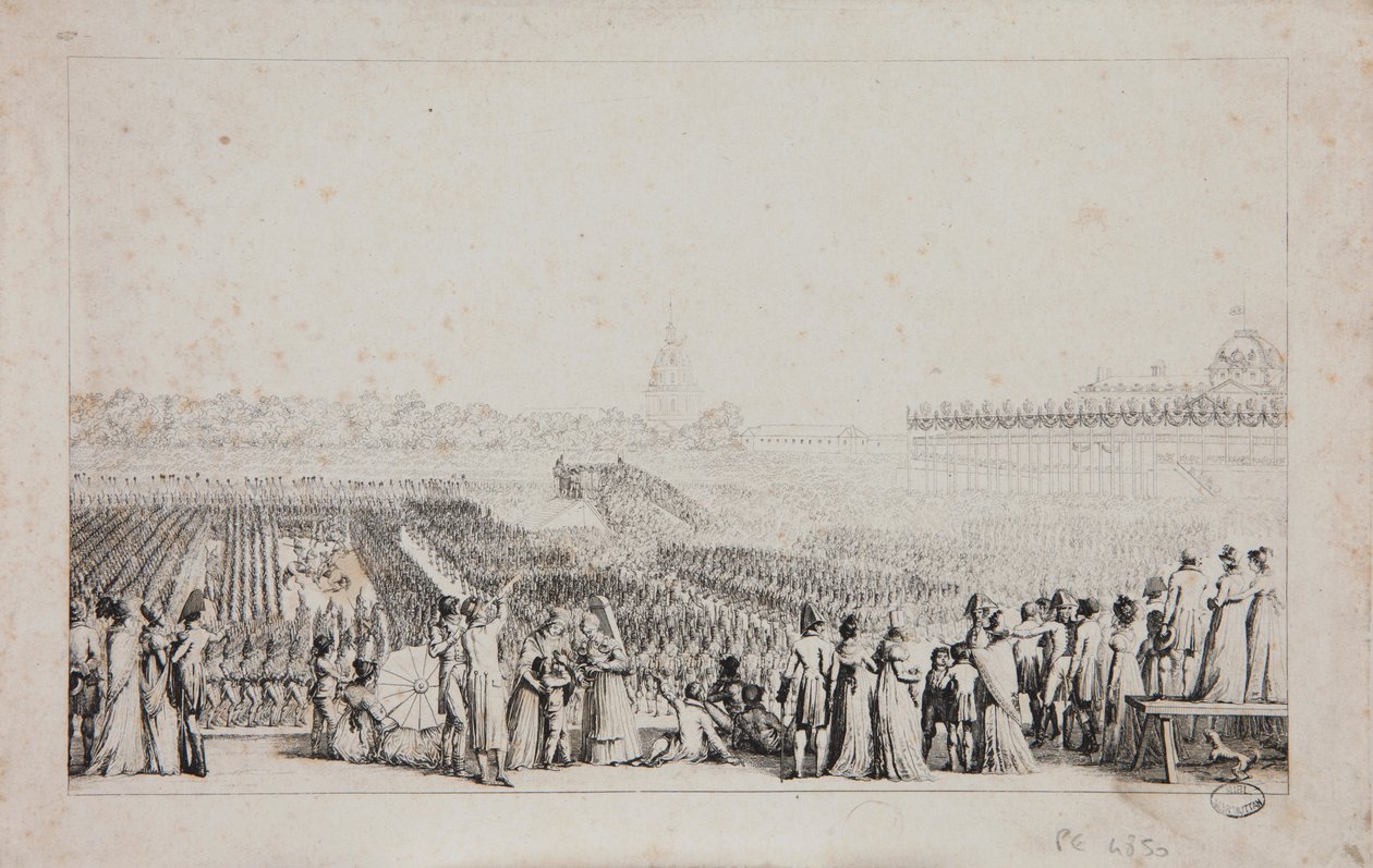 Dia do Champ de Mai, 1815 de Louis Lafitte