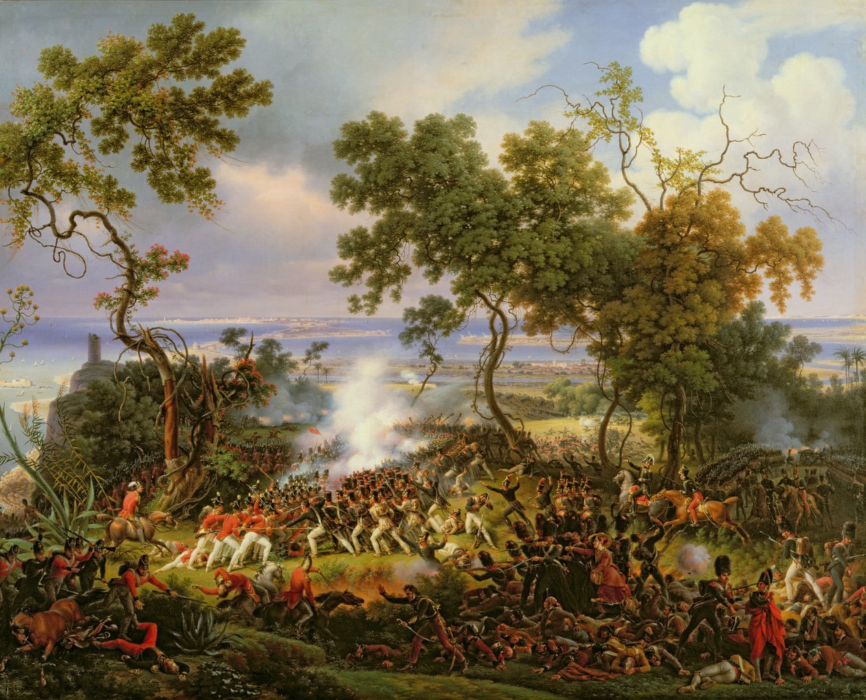 A Batalha de Chiclana, 5 de março de 1811, 1824 de Louis Lejeune