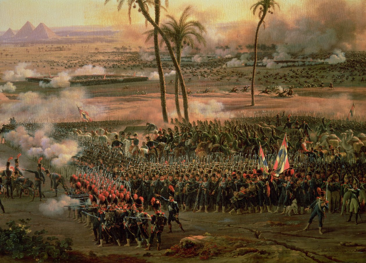 A Batalha das Pirâmides, 21 de julho de 1798, 1806 de Louis Lejeune