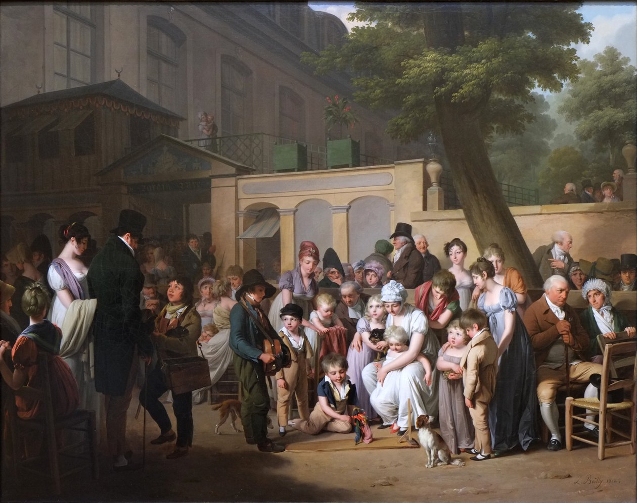 Entrada para o Jardim Turco de Louis Leopold Boilly