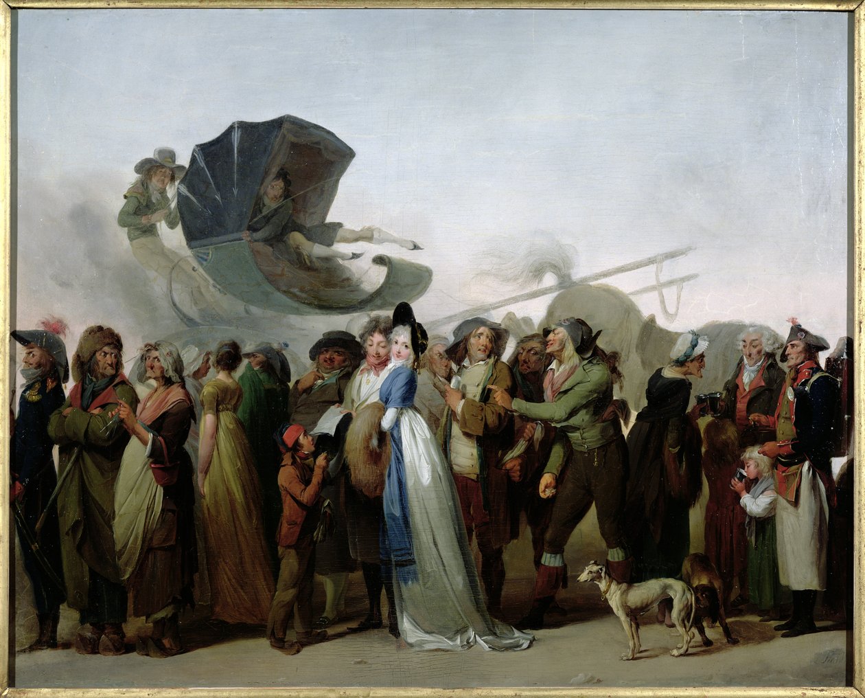 "A Marcha Incrível" 1795 de Louis Leopold Boilly