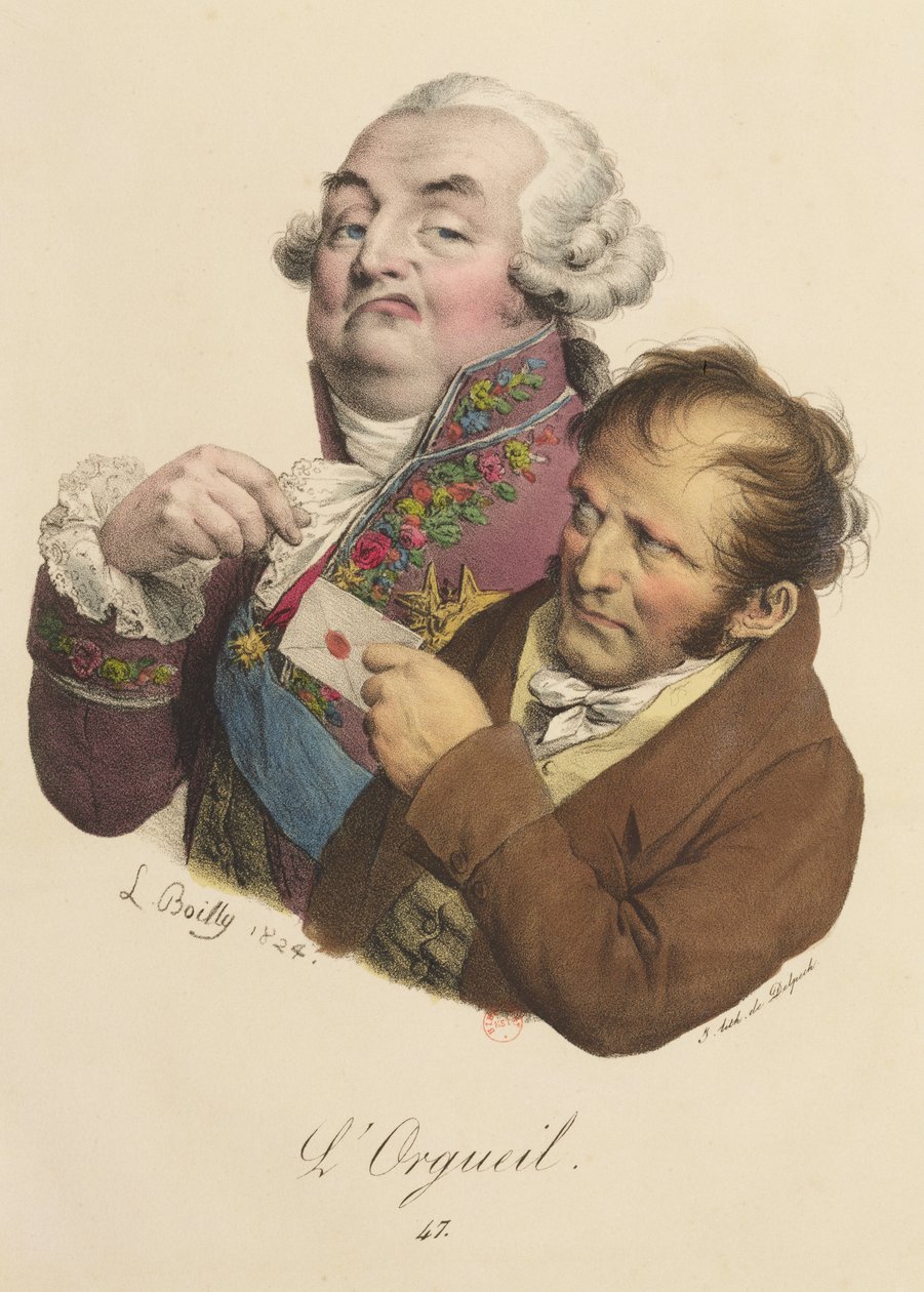 Orgulho, 1824 de Louis Leopold Boilly