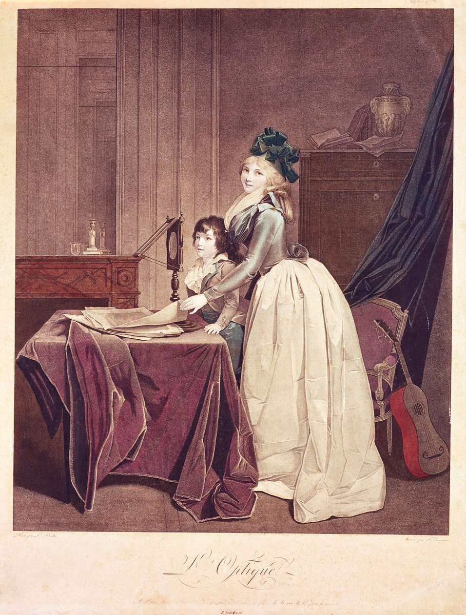 A ilusão de ótica, 1794 de Louis Leopold Boilly