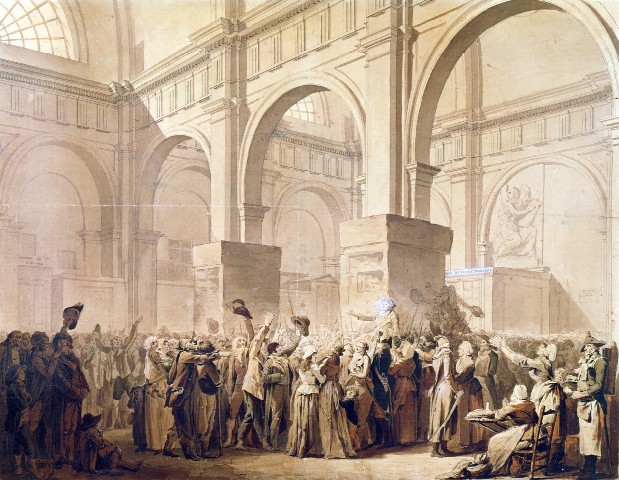 O triunfo de Marat (24 de abril de 1793) de Louis Leopold Boilly