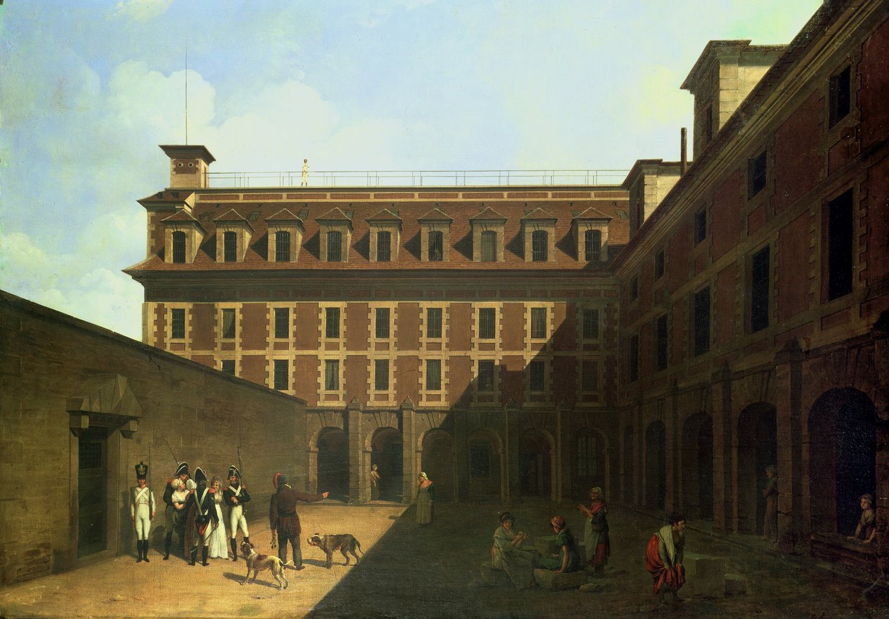 A prisão de Madelonnettes de Louis Leopold Boilly