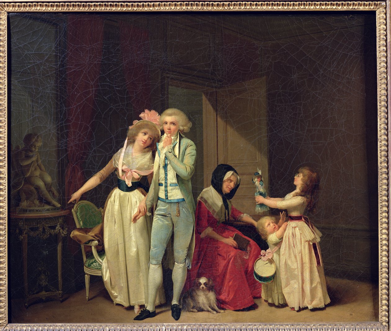 Aqueles que inspiram o amor extinguem-no, ou o filósofo, 1790 de Louis Leopold Boilly