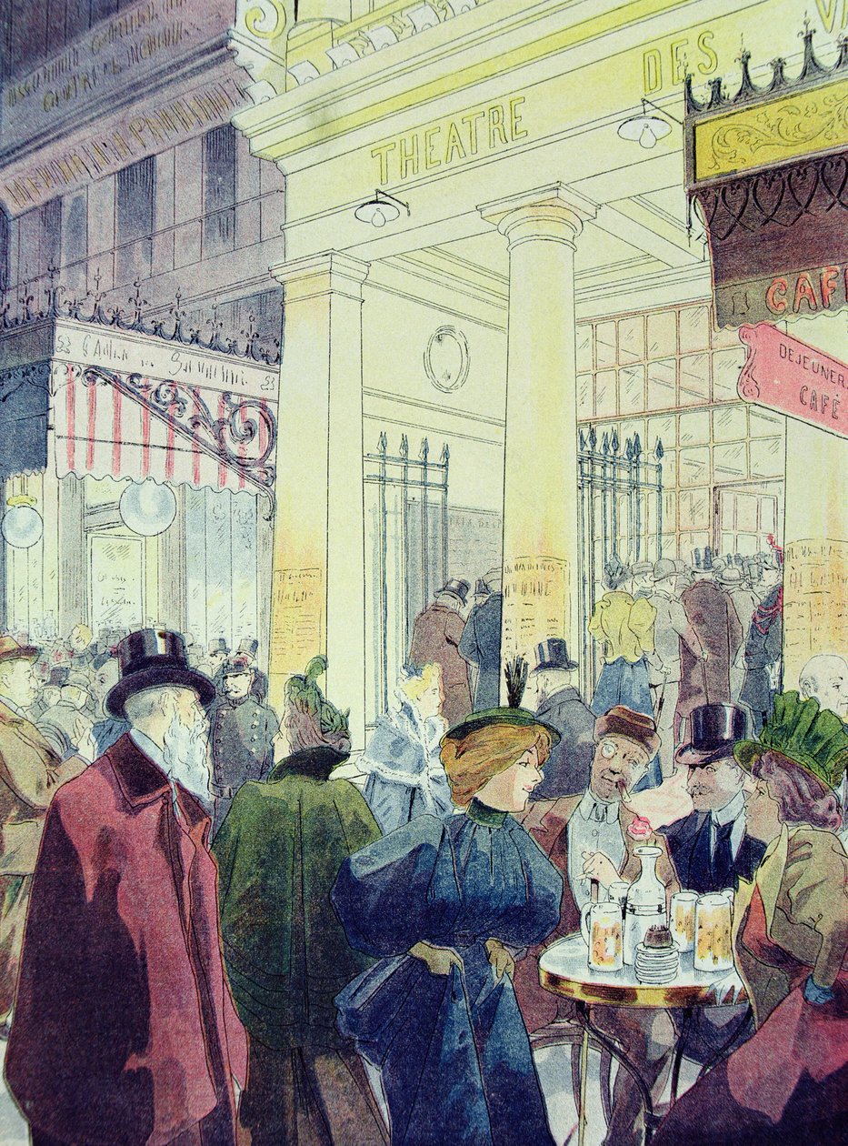 O Teatro das Variedades, Boulevard Montmartre, 1897 de Louis Malteste