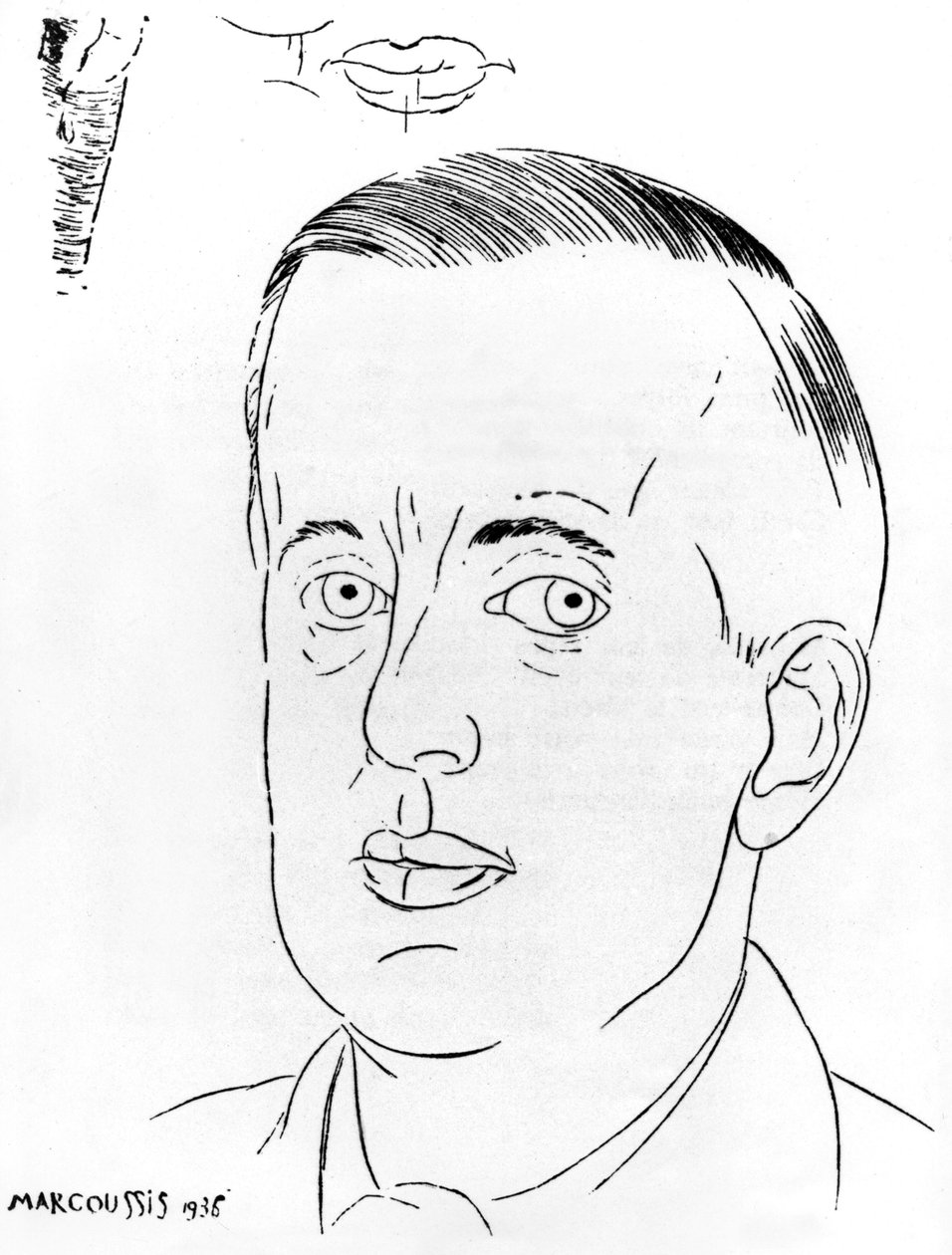 Paul Eluard, 1936 de Louis Marcoussis