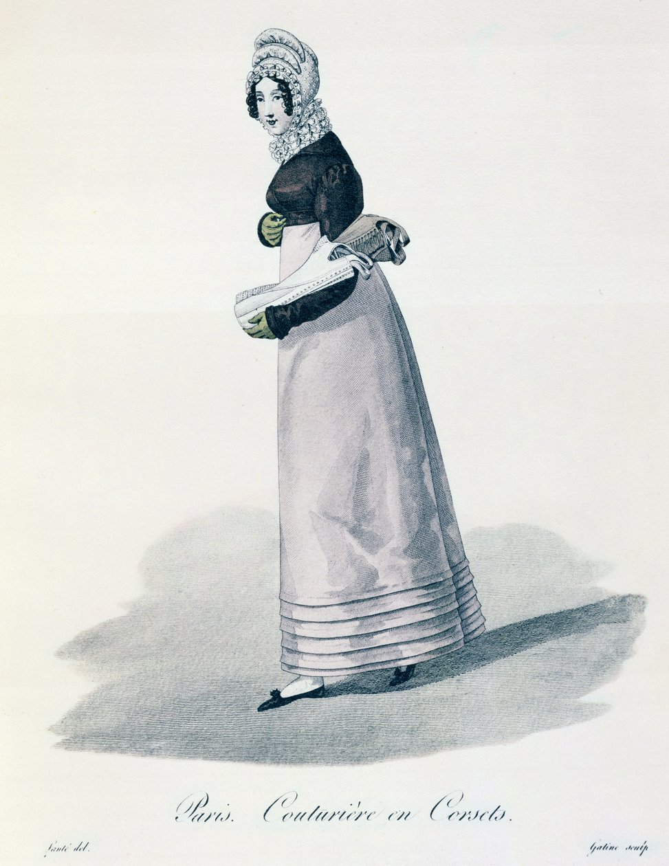 Parisien Corset Maker, c.1830 de Louis Marie Lante