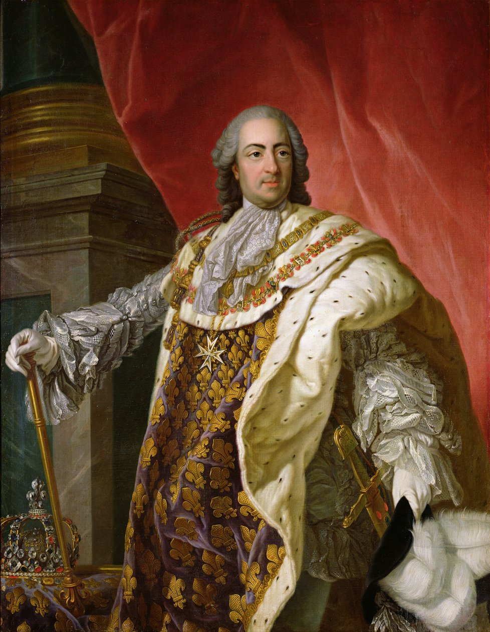 Luís XV (1710-74) de Louis Michel van Loo
