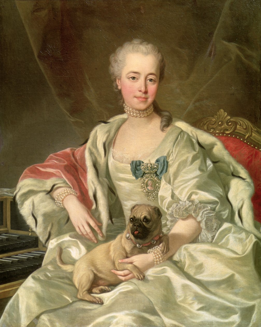 Princesa Ekaterina Golitsyna (1720-91) 1759 de Louis Michel van Loo