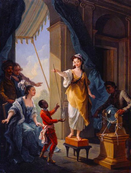 Experiência elétrica, uma de uma série de Louis Michel van Loo