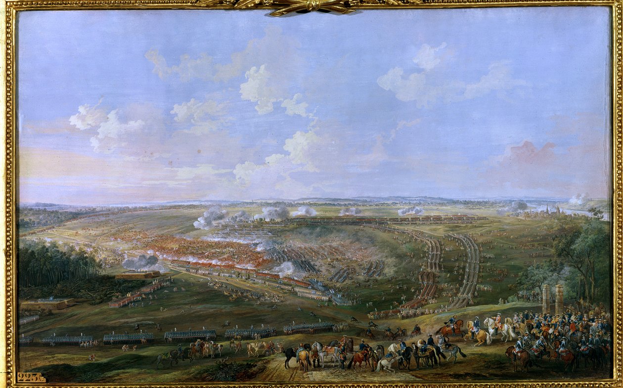 A Batalha de Fontenoy, 11 de maio de 1745, 1779 de Louis Nicolas van Blarenberghe