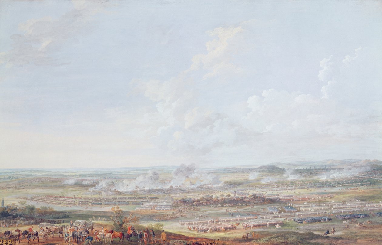 A Batalha de Rocoux, 11 de outubro de 1746, 1784 de Louis Nicolas van Blarenberghe