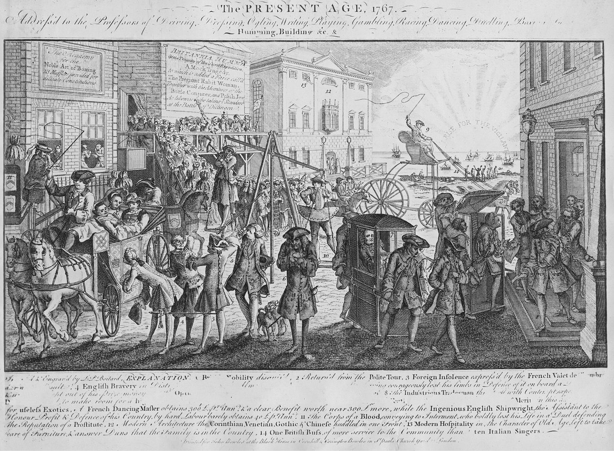 The Present Age, 1767, publicado em 1749 de Louis Philippe Boitard