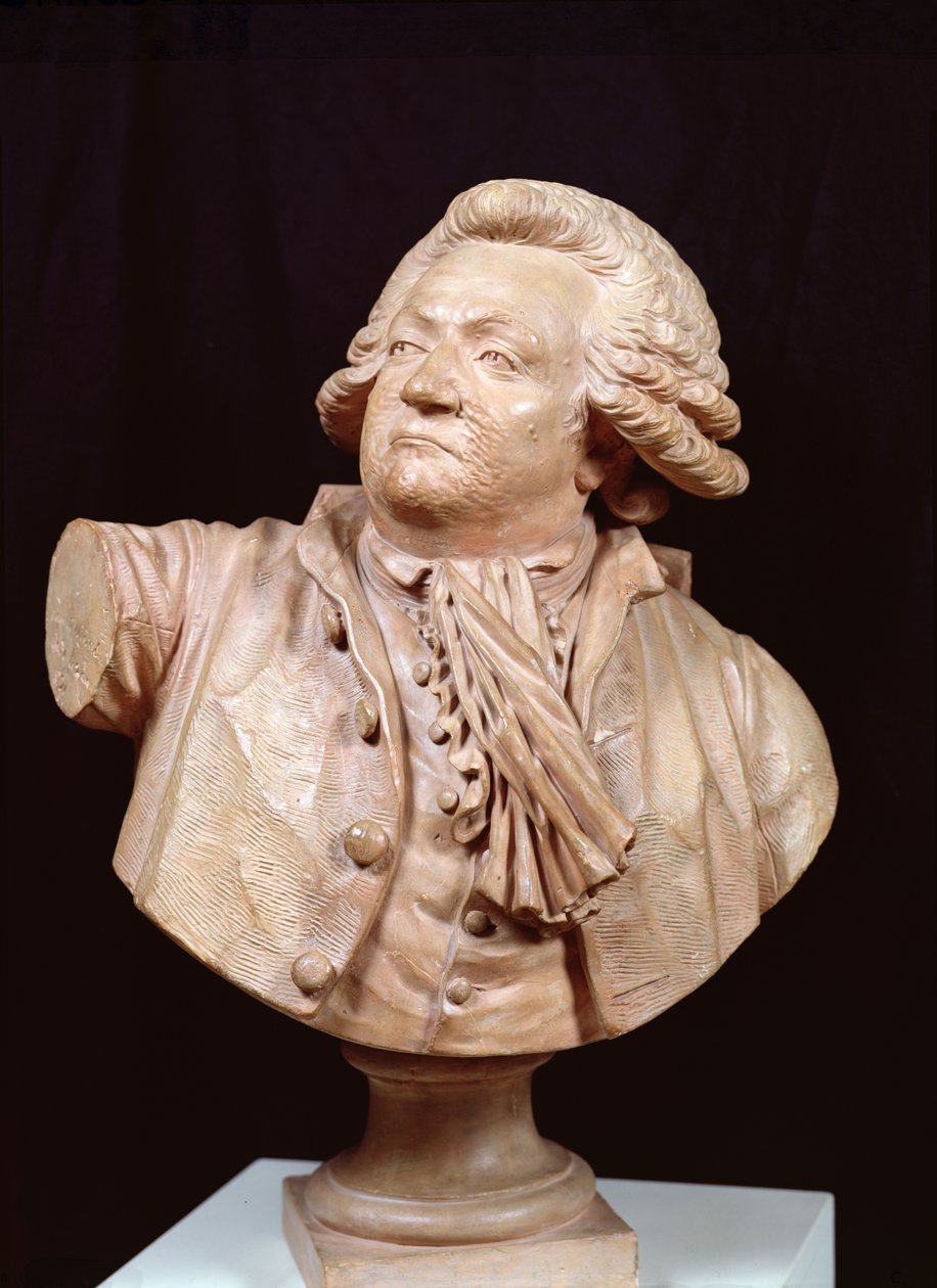 Busto de Mirabeau (1749-91) 1791 (gesso) de Louis Pierre Deseine