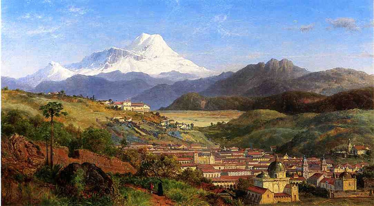 Rio Bamba, Ecuador, 1859  de Louis Rémy Mignot