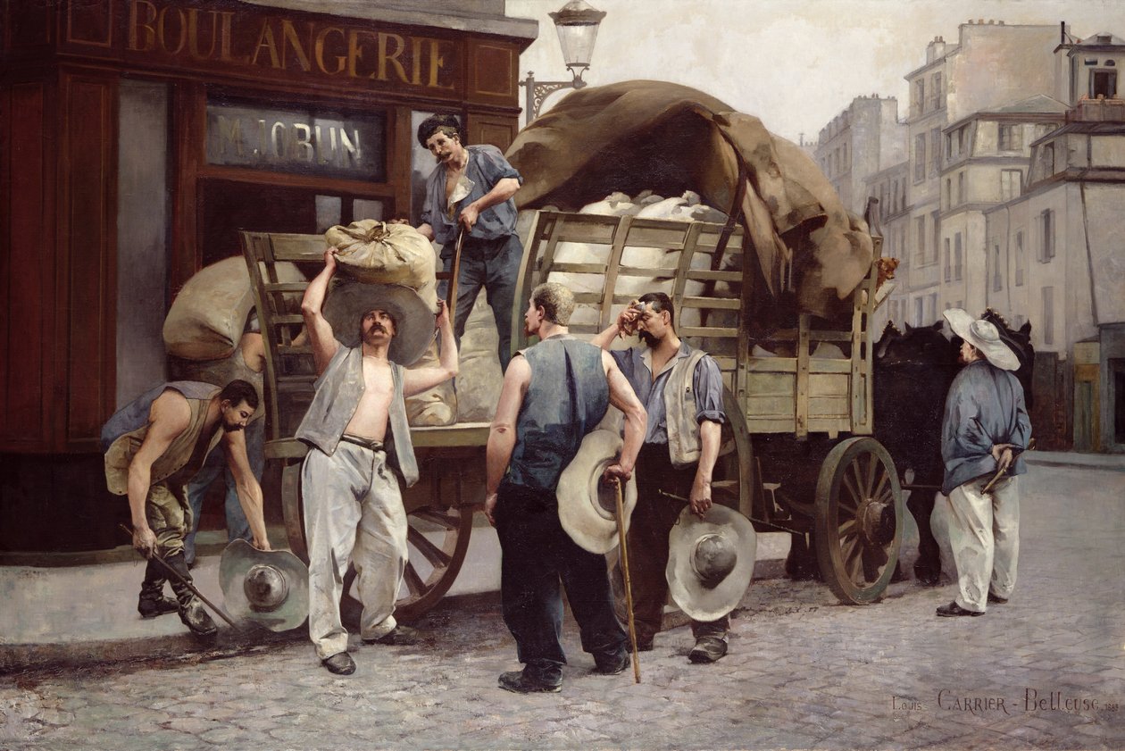 Entregando Farinha, 1885 de Louis Robert Carrier Belleuse