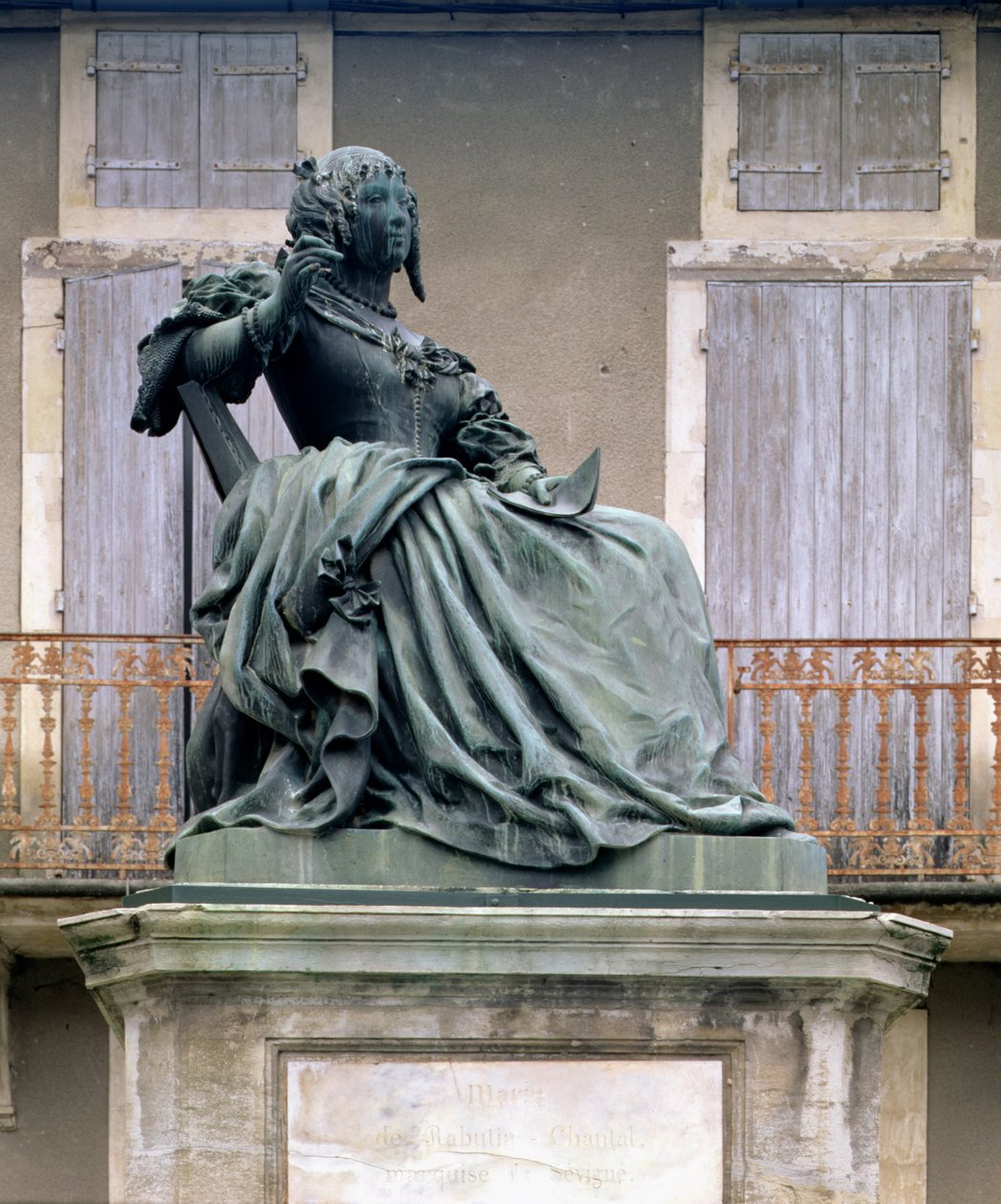 A Marquesa de Sévigné (1626-1696) 1857-59 (bronze) de Louis Rochet