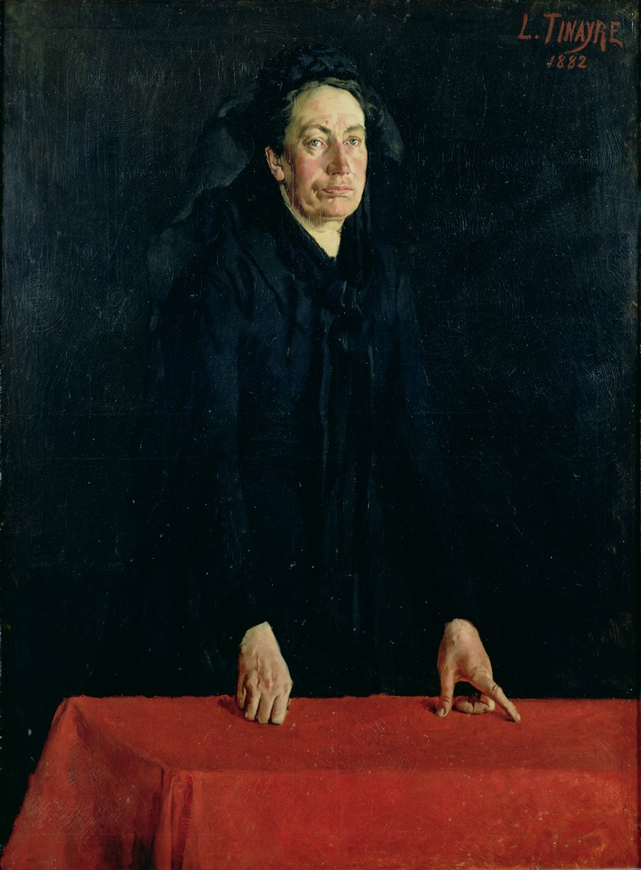 Retrato de Louise Clemence Michel (1830-1905) 1882 de Louis Tinayre