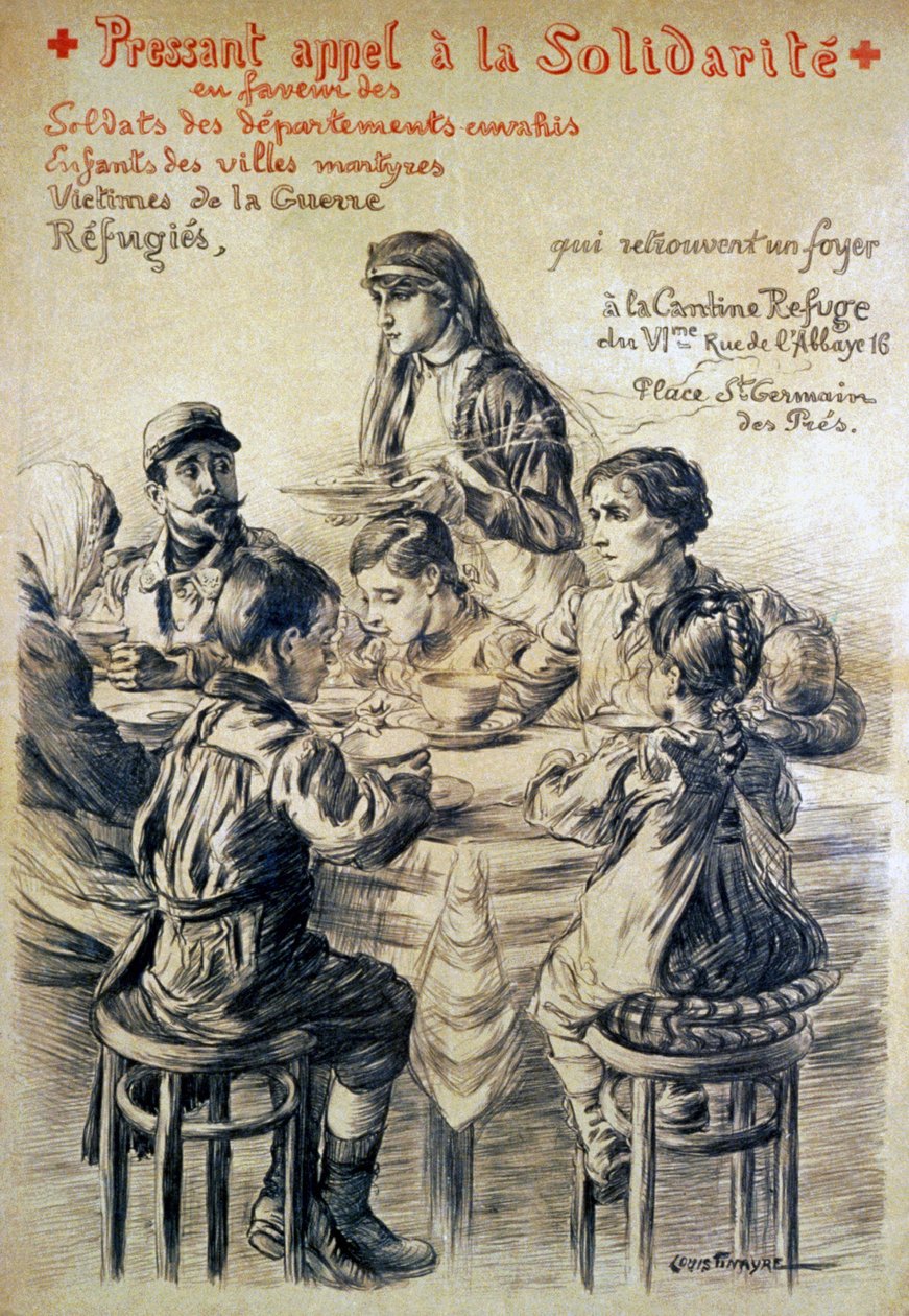 Chamada Urgente para Suporte, 1917 de Louis Tinayre