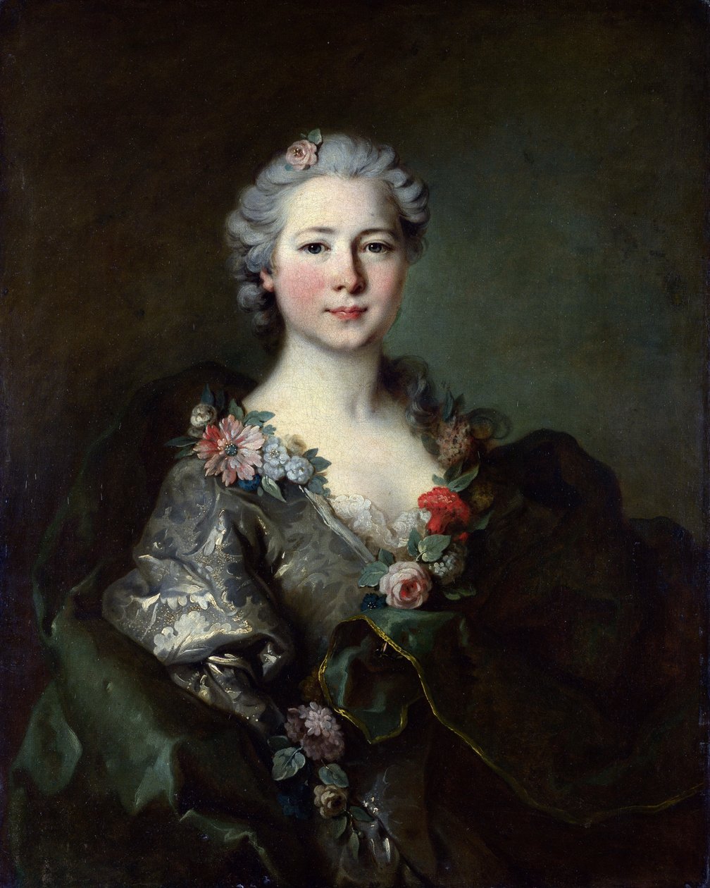 Provavelmente Retrato de Mademoiselle de Coislin de Louis Tocqué