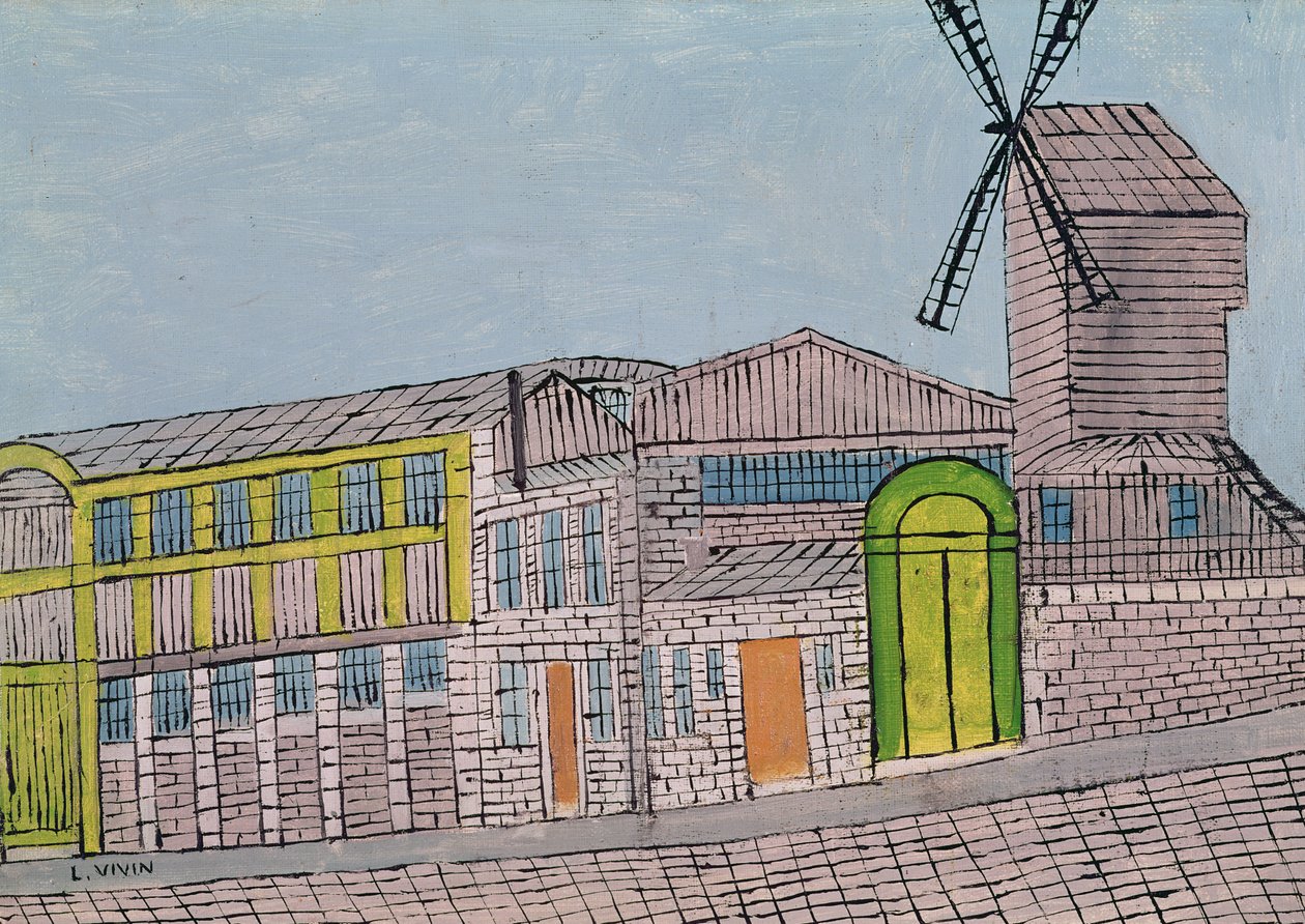 O Moulin de la Galette, 1926 de Louis Vivin