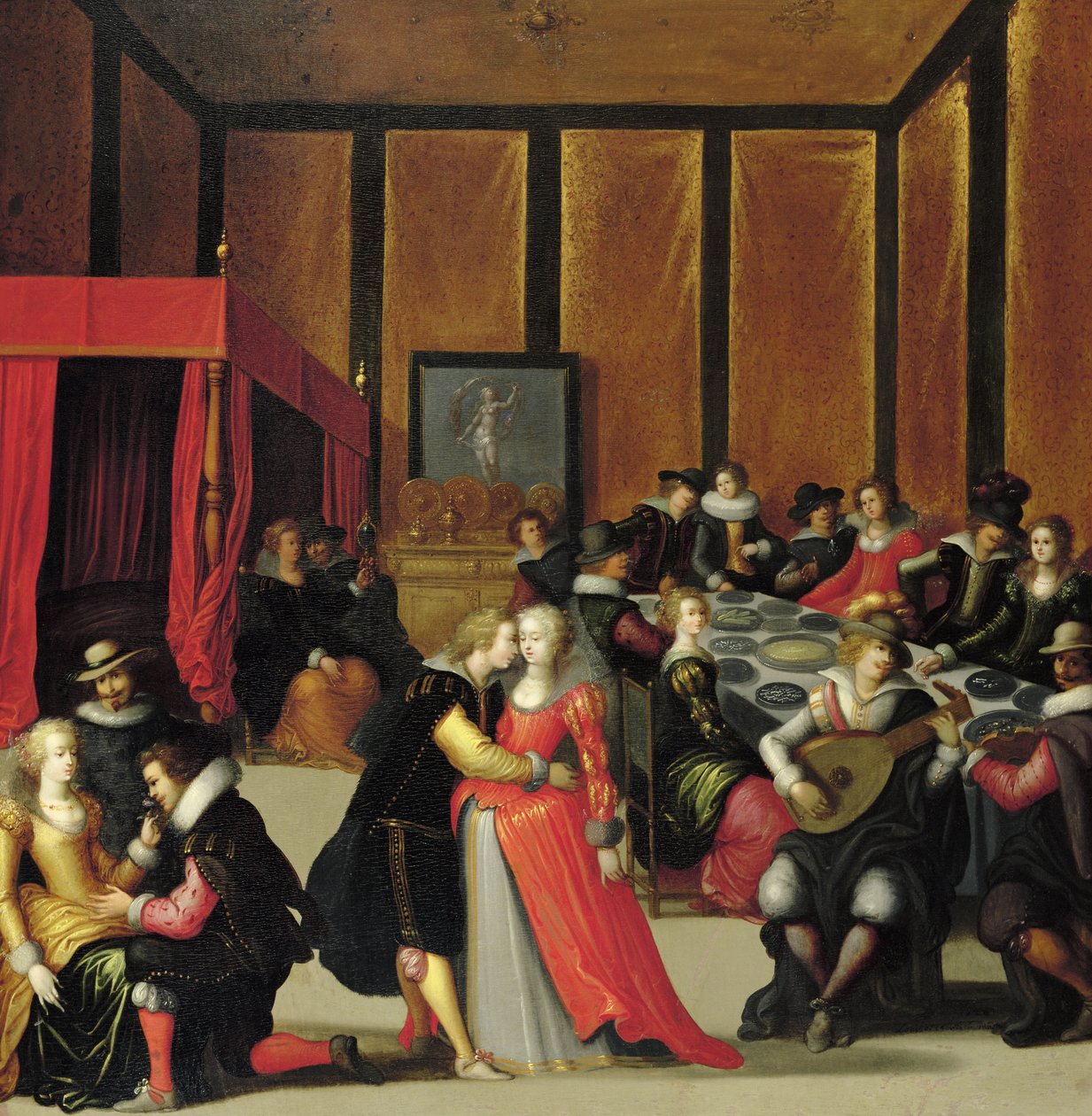 Cena Galante ou Os Cinco Sentidos de Louis de Caullery