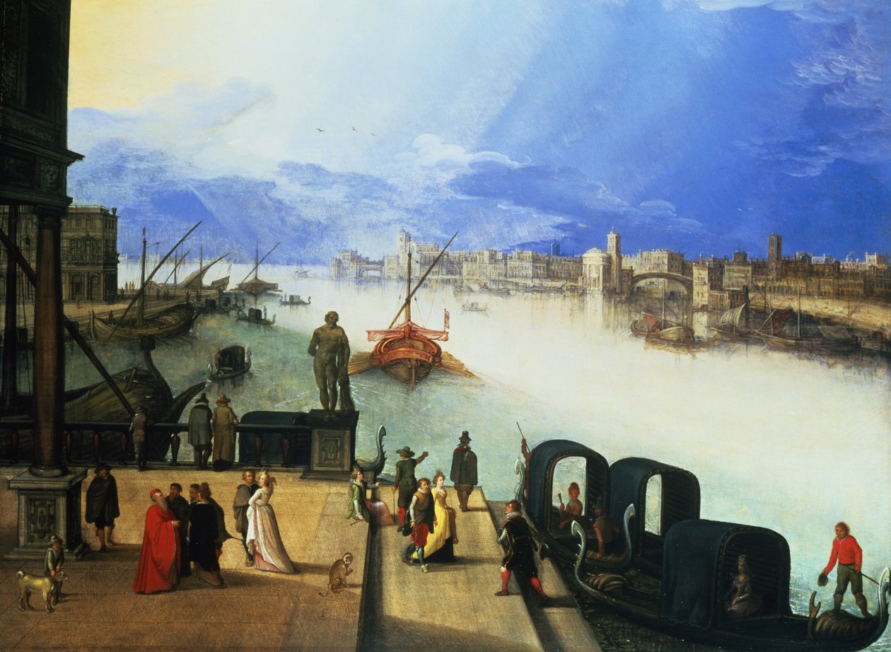 Vista de Veneza de Louis de Caullery